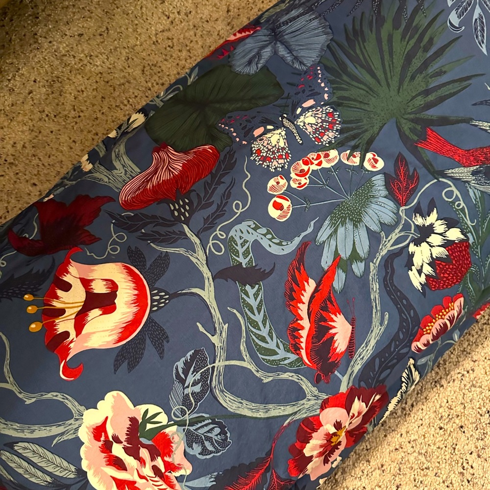 IKEA FILODENDRON DUVET COVER king with 2 king shams